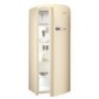 Gorenje RB60299OC Retro Style Right Hand Hinge Freestanding Fridge With Ice Box - Cream