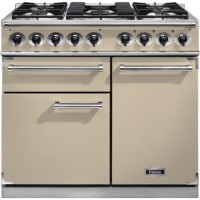Falcon 98610 1000 Deluxe Dual Fuel Range Cooker - Cream - Matt Pan Stands