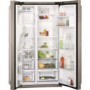 GRADE A3 - Heavy cosmetic damage - AEG S96090XVM1 American Fridge Freezer With Ice And Water Dispenser - Anti-fingerprint Stainless Ste