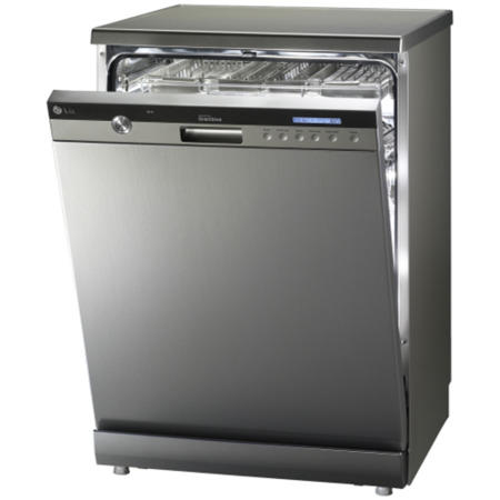 LG D1454TF Steam Direct Drive 14 Place Freestanding Dishwasher - Stainless Steel