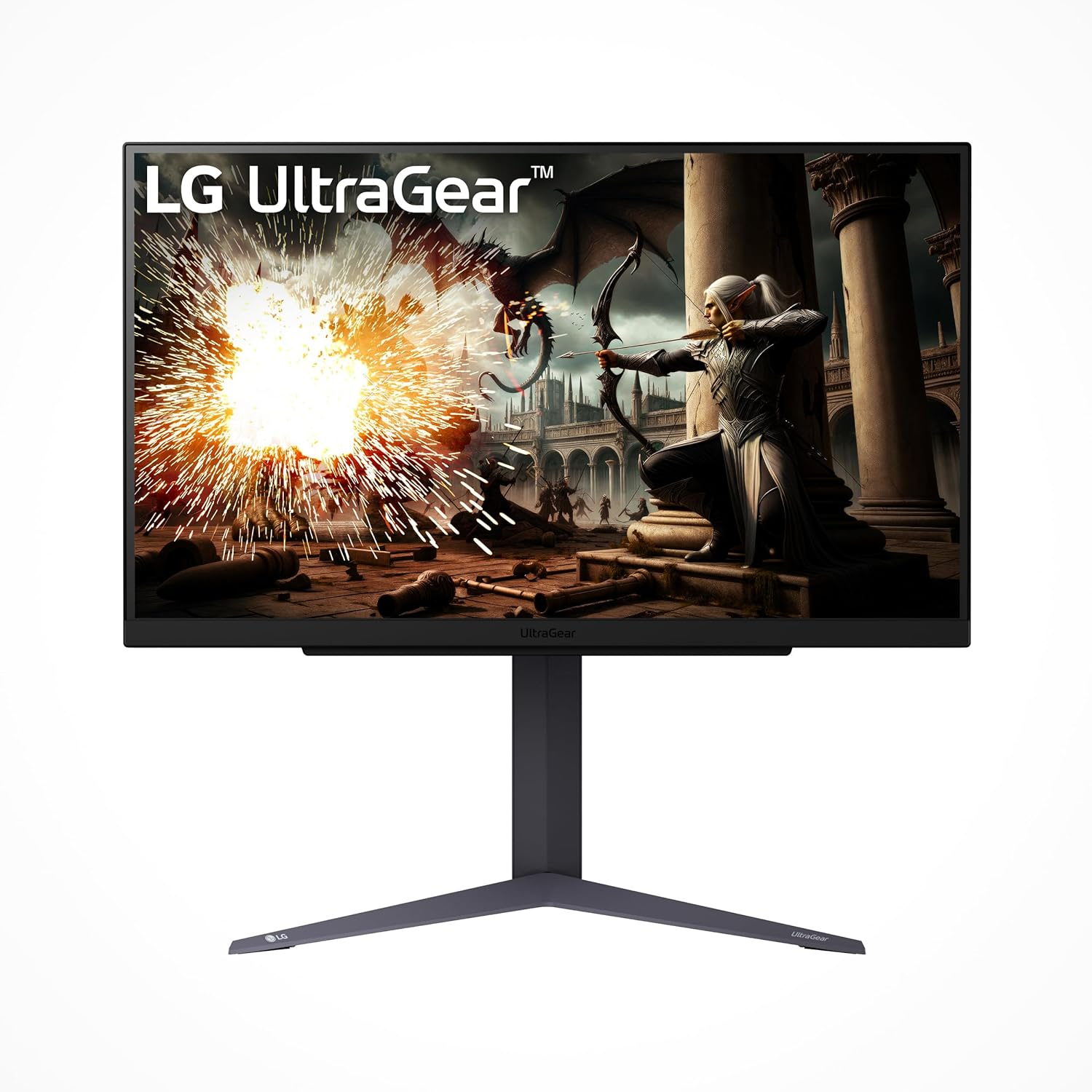 Lg Black Ultragear 27Gs75q 27 Ips Qhd 180Hz 1Ms Gaming Monitor
