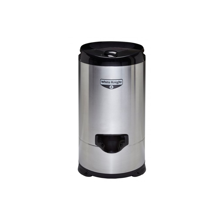 White Knight 28009S 4.1kg Gravity Drained Silver Spin Dryer