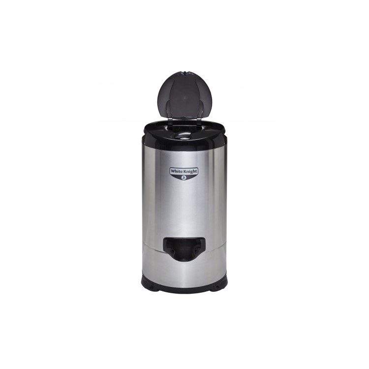 White Knight 28009S 4.1kg Gravity Drained Silver Spin Dryer