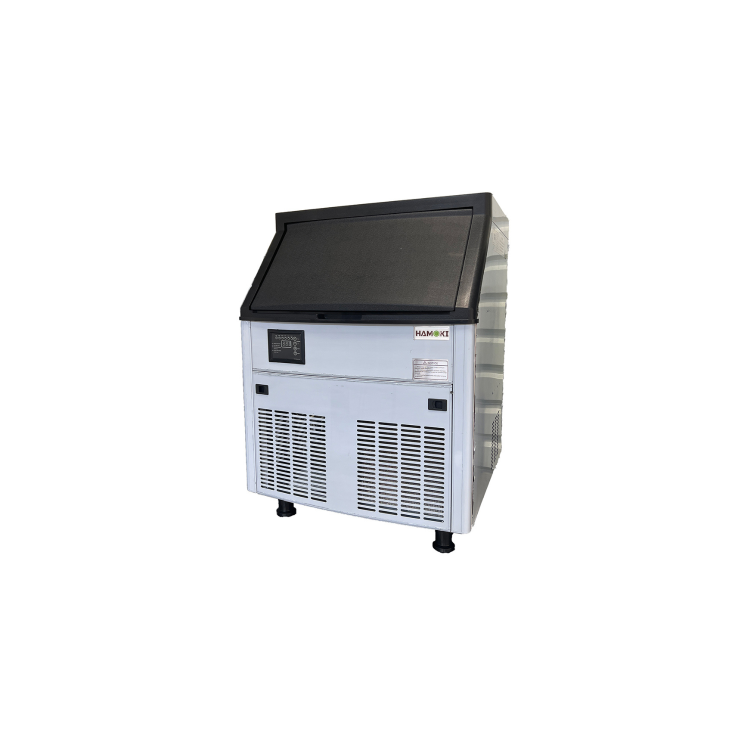 Hamoki HAM-127K High Performance Ice Machine – Produces 127kg in 24hrs. Extra Large 36kg Capacity Storage Bin
