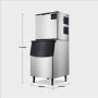 Hamoki HAM-191K High Performance Modular Ice Machine – Produces 191kg in 24hrs. Massive 125kg Capacity Storage Bin