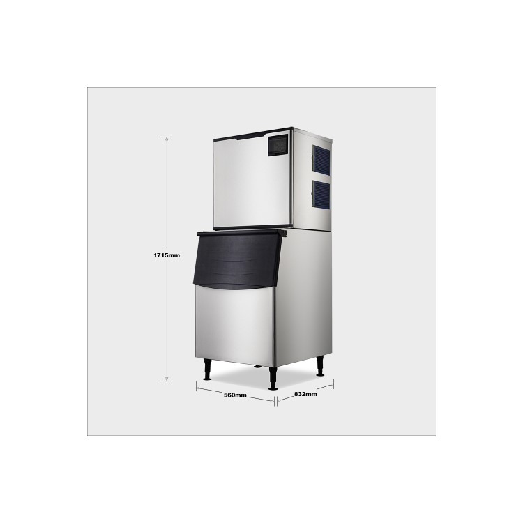 Hamoki HAM-191K High Performance Modular Ice Machine – Produces 191kg in 24hrs. Massive 125kg Capacity Storage Bin