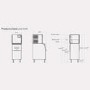 Hamoki HAM-191K High Performance Modular Ice Machine – Produces 191kg in 24hrs. Massive 125kg Capacity Storage Bin