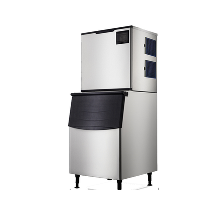 Hamoki HAM-227K High Performance Modular Ice Machine - Produces 227kg in 24hrs. Massive 170kg Capacity Storage Bin
