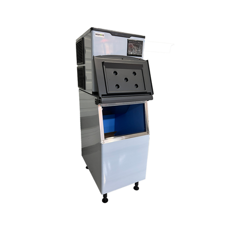 Hamoki HAM-227K High Performance Modular Ice Machine - Produces 227kg in 24hrs. Massive 170kg Capacity Storage Bin