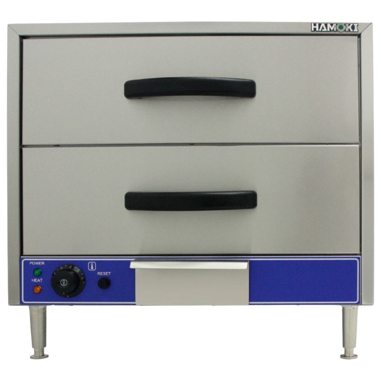 Hamoki Commercial Warming Drawer With 2 Drawers - Wet Heat WL-02-01