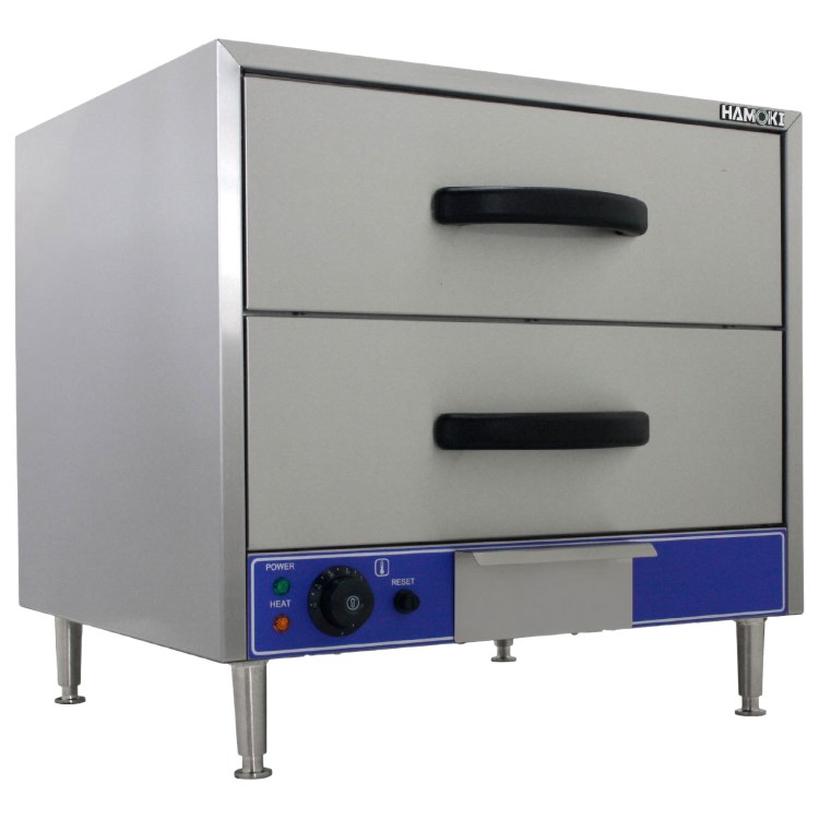 Hamoki Commercial Warming Drawer With 2 Drawers - Wet Heat WL-02-01