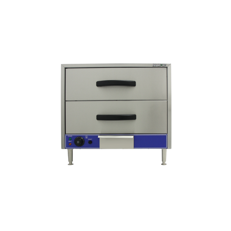 Hamoki Commercial Warming Drawer With 2 Drawers - Wet Heat WL-02-01