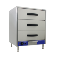 Hamoki Commercial Warming Drawer With 3 Drawers - Wet Heat WL-03-01