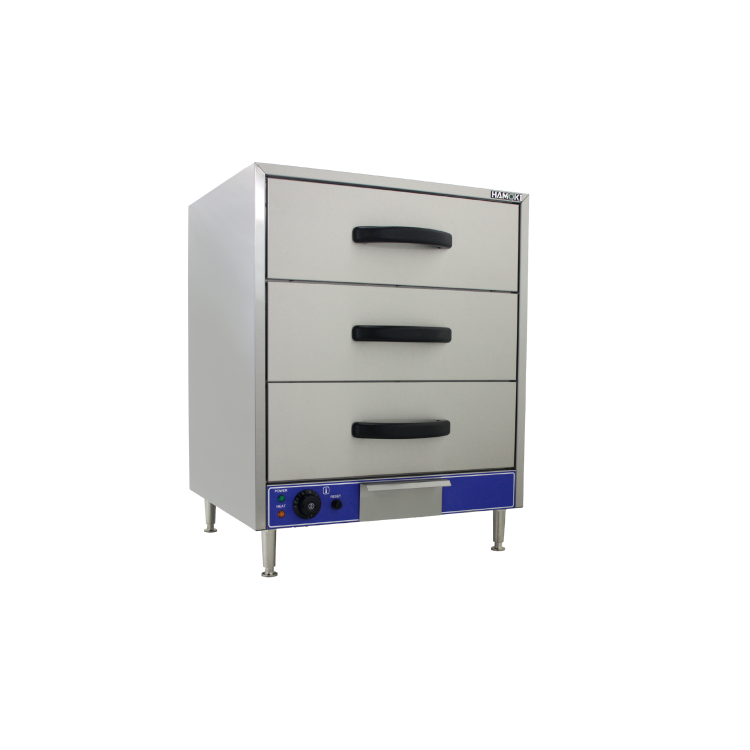 Hamoki Commercial Warming Drawer With 3 Drawers - Wet Heat WL-03-01