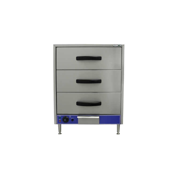Hamoki Commercial Warming Drawer With 3 Drawers - Wet Heat WL-03-01