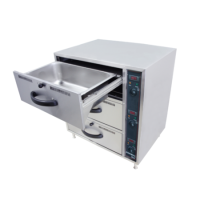 Hamoki Commercial Warming Drawer With 3 Drawers - Dry Heat Model WD-03N - 13 Amp Plug In