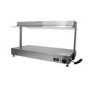 Hamoki Extra Wide Triple Lamp Heated Food Warmer With Heated Gantry Heated Base and Sneeze Screen. 1240mm - 13 Amp Plug. SFW-4L