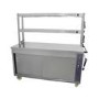 Hamoki Mobile Food Warmer Cart With 2 Tier Heated Gantry HYH-15HD. 13 Amp