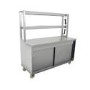 Hamoki Mobile Food Warmer Cart With 2 Tier Heated Gantry HYH-15HD. 13 Amp
