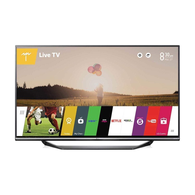 Grade A1 - As new but box opened - LG 49UF770V 49 Inch Smart 4K Ultra HD LED TV