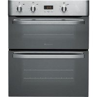 Hotpoint UHS53XS Electric Built-under Double Oven - Stainless Steel