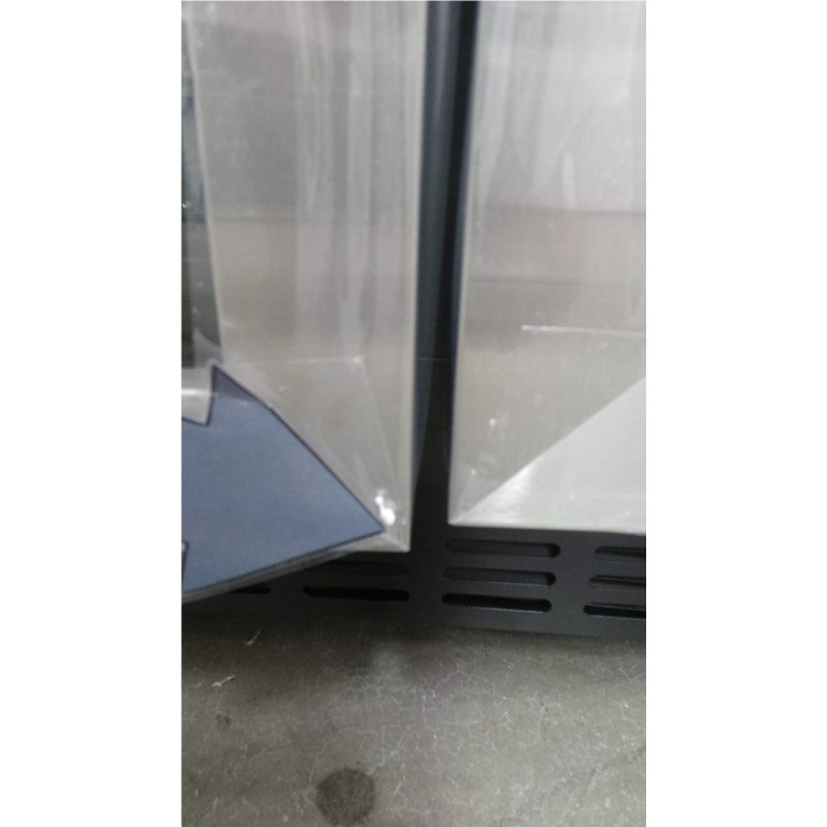 GRADE A2  - CDA FWC623SS 60cm Wide Freestanding Under Counter Double Door Wine Cooler Stainless Stee