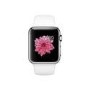 Apple Watch Series 1 38mm Stainless Steel with White Sport Band