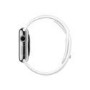 Apple Watch Series 1 38mm Stainless Steel with White Sport Band