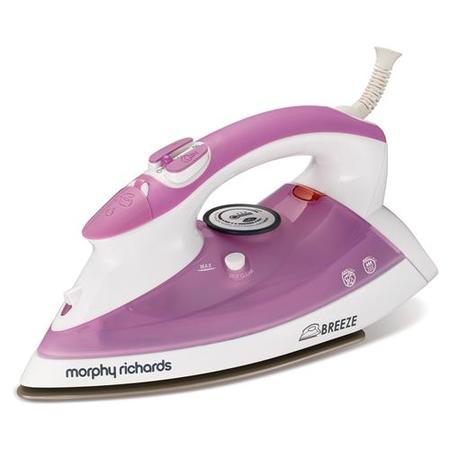 Morphy Richards 300204 Jun14 Breeze Ceramic 2200w Lilac& White Steam Iron
