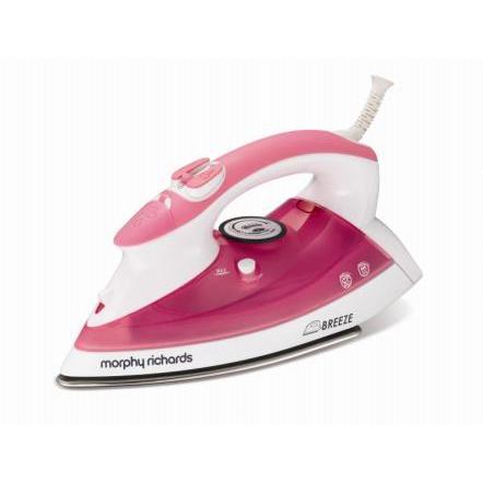 Morphy Richards 300205 Jul13 2200w Breeze Stainless Steel Pink Steam Iron