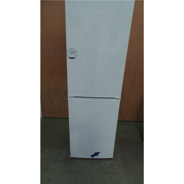 GRADE A3 - Heavy cosmetic damage - Servis Montpellier FF54170 Freestanding Fridge Frezer White