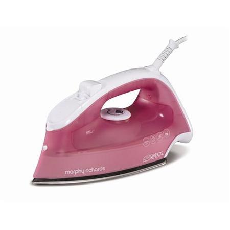 Morphy Richards 300250 Xs14 2600w Breeze Steel Soleplate Pink Iron