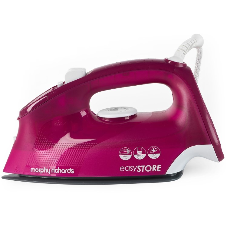 Morphy Richards 300284 2400W Breeze EasySTORE Steam Iron - Purple & White