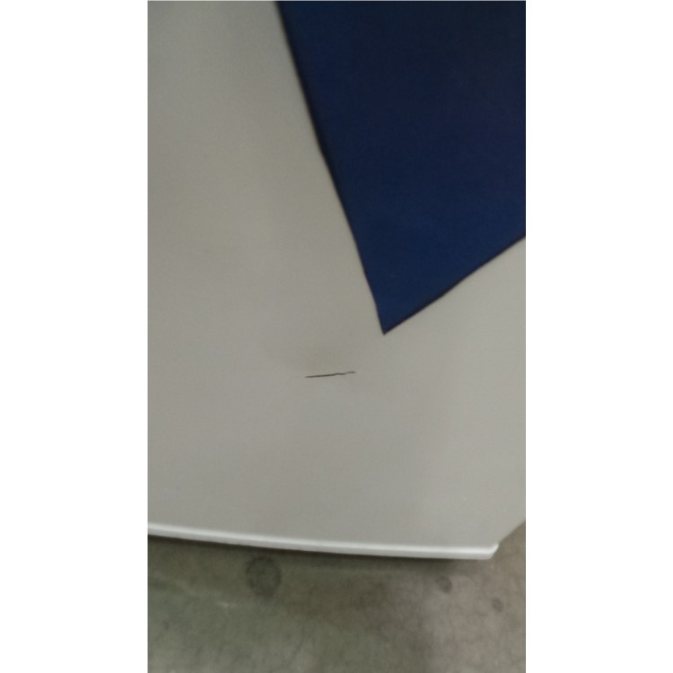 GRADE A3 - Heavy cosmetic damage - Zanussi ZRT23103WA 140x55cm Top Mount Freestanding Fridge Freezer White