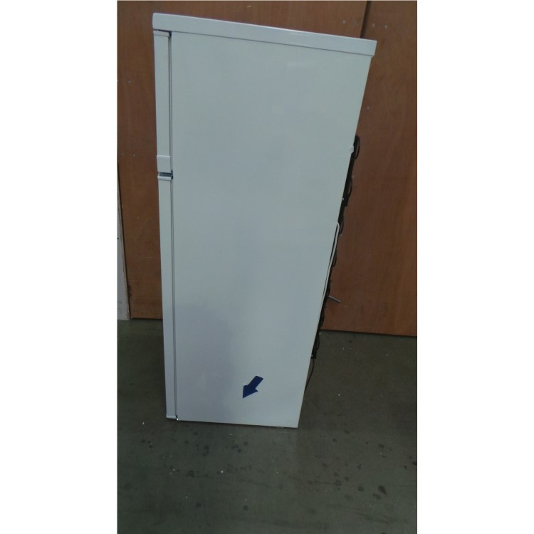 GRADE A3 - Heavy cosmetic damage - Zanussi ZRT23103WA 140x55cm Top Mount Freestanding Fridge Freezer White
