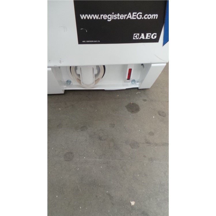 GRADE A3  - AEG L87405FL 10kg Protex Drum 1400rpm Freestanding Washing Machine White With Silver Con