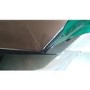 GRADE A3  - CDA 3B10BL Designer Shelf Design Cooker Hood Black Glass And Stainless Steel