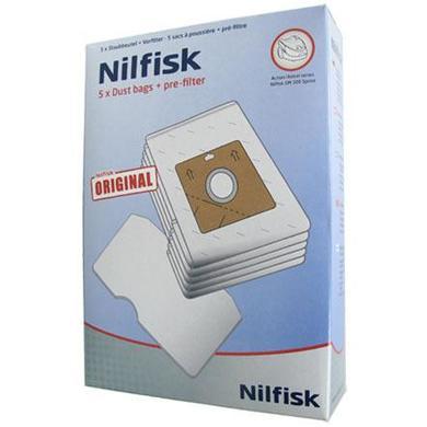 Nilfisk 30050002 Pack Of 5 Dust Bags For Nilfisk Vacuum Cleaners