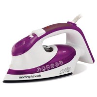 Morphy Richards 300604 Eco Turbosteam Dual Zone 2200w Steam Iron Plum Whi