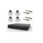 electriQ IQ Pro CCTV 4CH 4 x 1MP Dome camera 2TB Hard Drive 