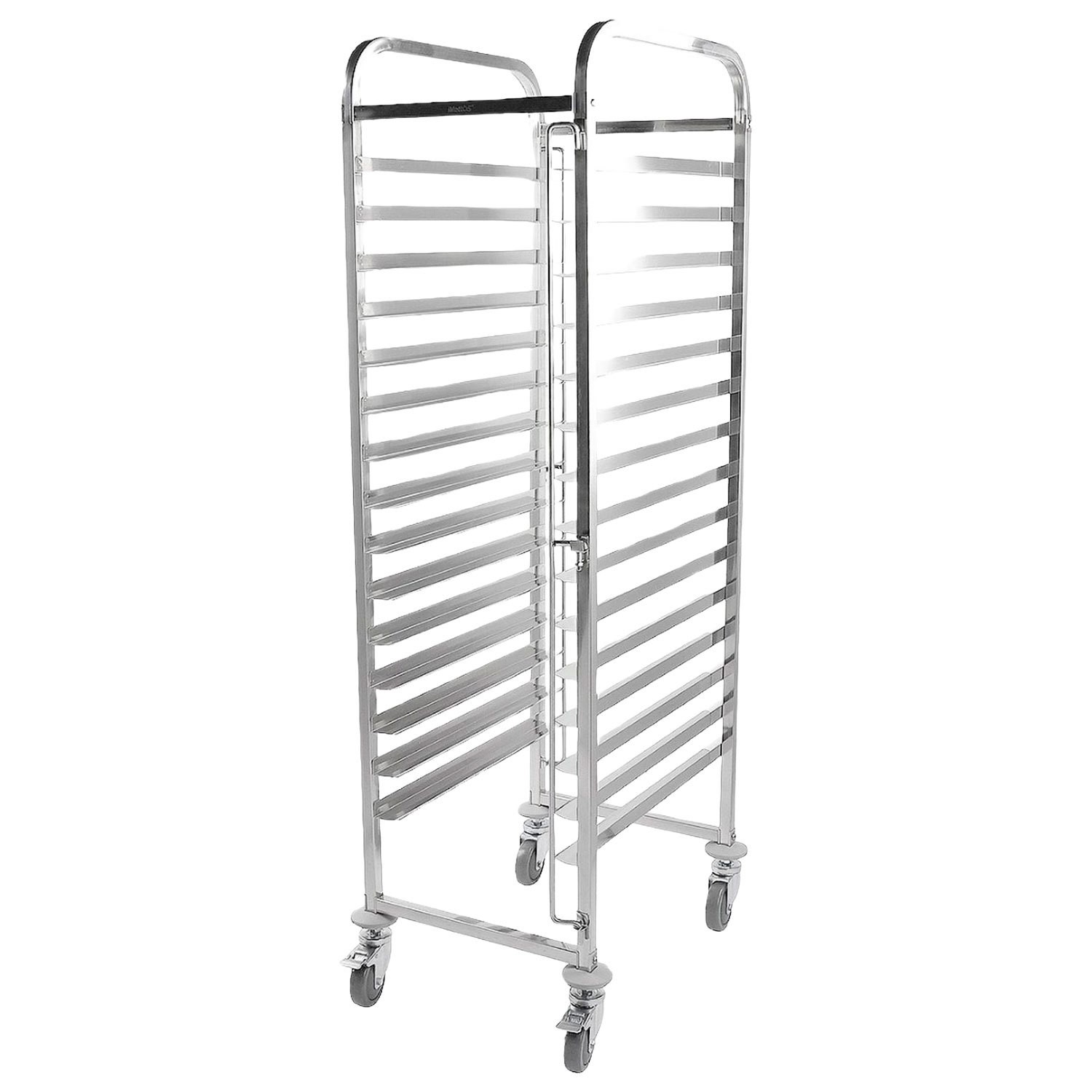Hamoki Heavy Duty 15 Tier Stainless Steel Clearing Trolley For 40x60cm Baking Trays