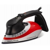 Morphy Richards 301011 Jul13 2400w Eco Comfigrip Steam Iron Black / Red