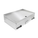 3013 Parry 3013 Double Countertop Electric Griddle, Polished Steel Plate, Plug-In, 750mm Wide