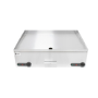 Parry 3013 Large Electric Polished Steel Plate Double Electric Countertop Griddle 750mm Wide. Made in Britain. UK Plug
