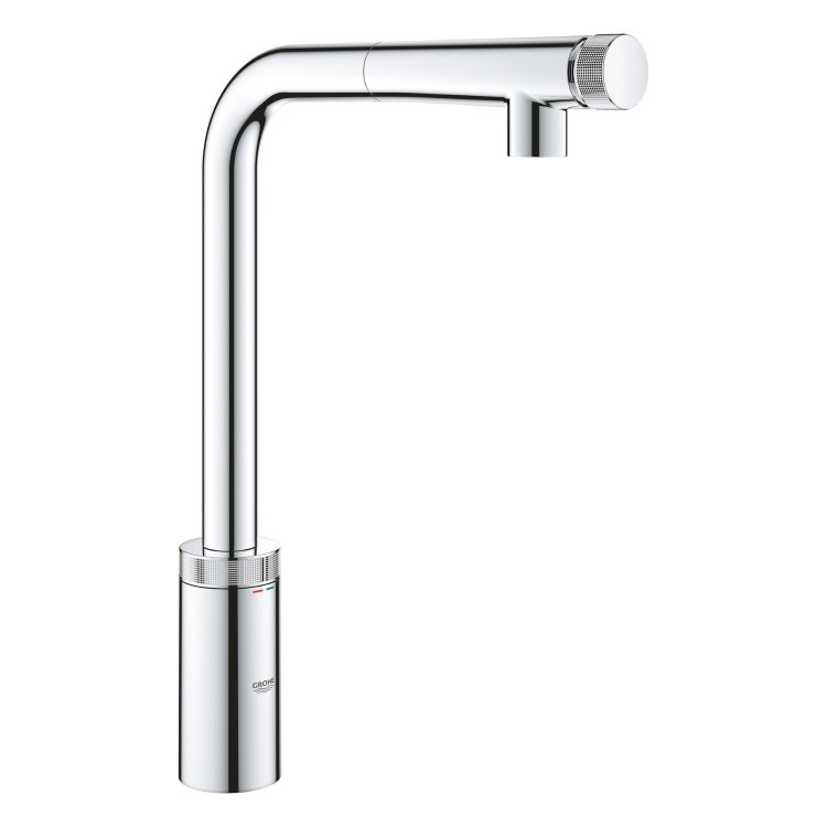 Grohe Minta SmartControl Dual Lever Kitchen Mixer Tap - Chrome