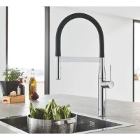 Grohe Essence Chrome Single Lever Pull Out Kitchen Mixer Tap Grohe Essence Chrome Single Lever Pull Out Kitchen Mixer Tap