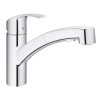 Grohe Eurosmart Chrome Single Lever Pull Out Spray Kitchen Mixer Tap