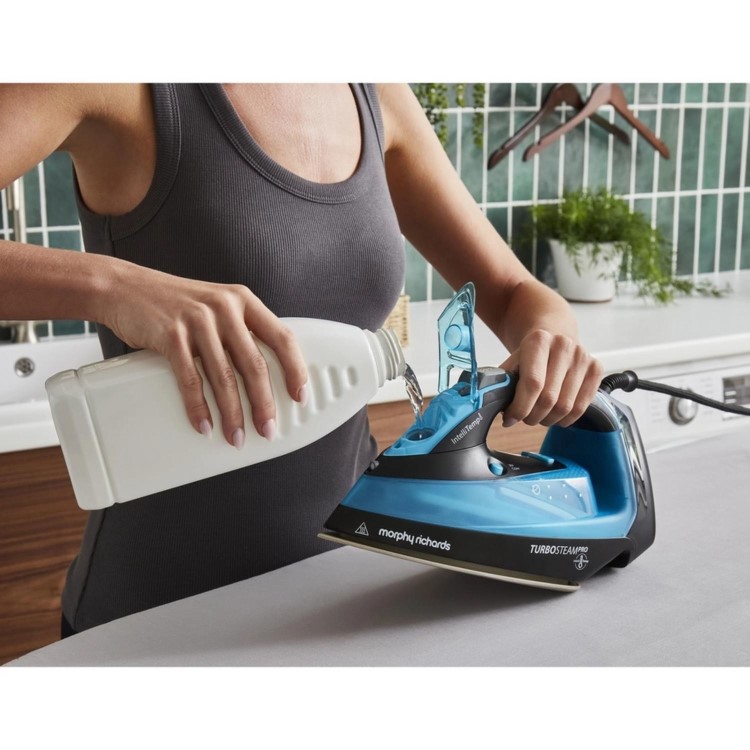 Morphy Richards 303210 Turbosteam Pro 3100W Digital Intellitemp Steam Iron – Blue