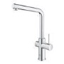Grohe Red Duo Instant Boiling Water Tap Twin Lever with M Size Boiler in Chrome 