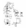 Grohe Red Duo Instant Boiling Water Tap Twin Lever with M Size Boiler in Chrome 